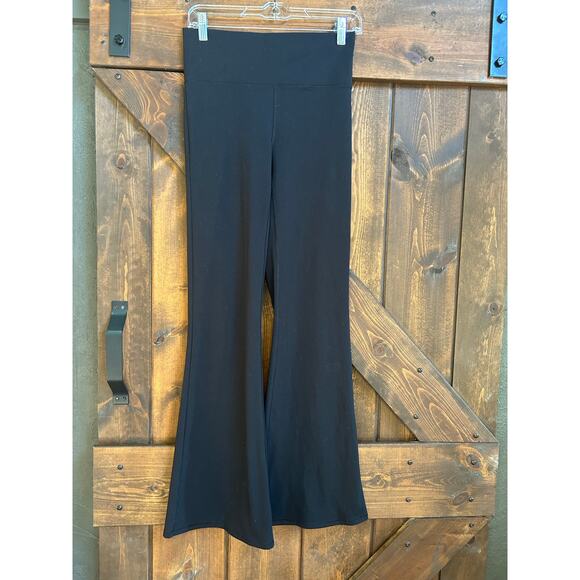 Vuori Black Flared Track Pants - Picture 1 of 5